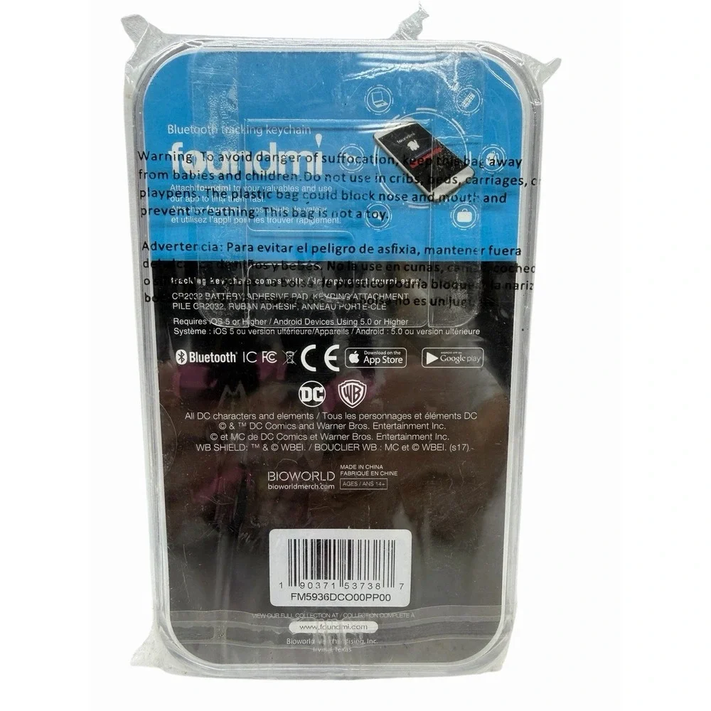 Flash Series 2 Foundmi Bluetooth Tracking Key‎ Chain New